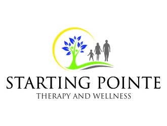 Starting Pointe Therapy and Wellness logo design by jetzu