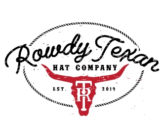Rowdy Texan Hat Company logo design by REDCROW