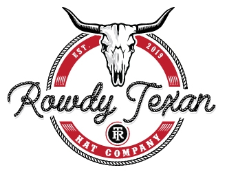 Rowdy Texan Hat Company logo design by REDCROW