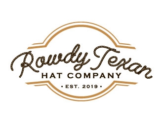 Rowdy Texan Hat Company logo design by daywalker
