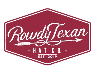 Rowdy Texan Hat Company logo design by Dakouten