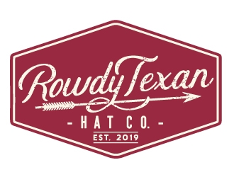 Rowdy Texan Hat Company logo design by Dakouten