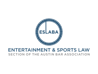Entertainment & Sports Law Section of the Austin Bar Association (ESLABA) logo design by savana