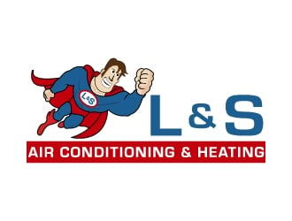 L & S Air Conditioning & Heating logo design by thebutcher