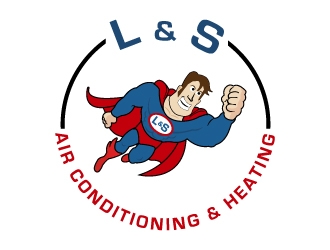 L & S Air Conditioning & Heating logo design by thebutcher