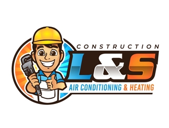 L & S Air Conditioning & Heating logo design by DreamLogoDesign
