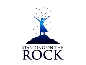 Standing on the Rock or Dancing in the Rain logo design by logoviral