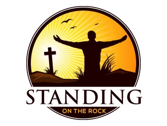 Standing on the Rock or Dancing in the Rain logo design by Suvendu