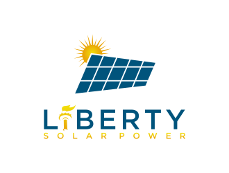 Liberty Solar Power logo design by cimot