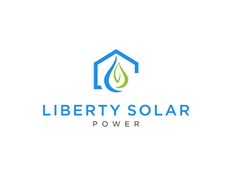 Liberty Solar Power logo design by blackcane