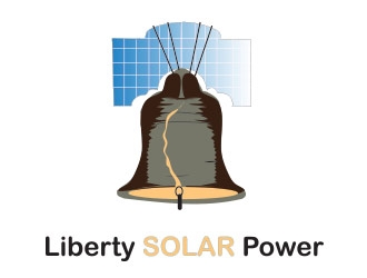 Liberty Solar Power logo design by not2shabby