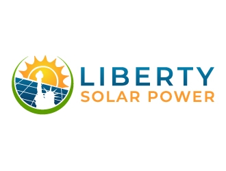 Liberty Solar Power logo design by akilis13