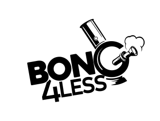 Bongs4Less logo design by veron