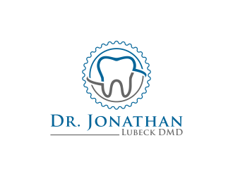 Dr. Jonathan Lubeck DMD logo design by BlessedArt
