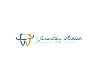 Dr. Jonathan Lubeck DMD logo design by rahmatillah11