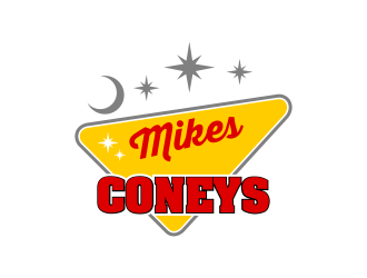 Mikes Coneys logo design by beejo