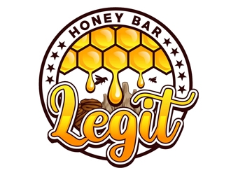 Legit Honey Bar logo design by DreamLogoDesign