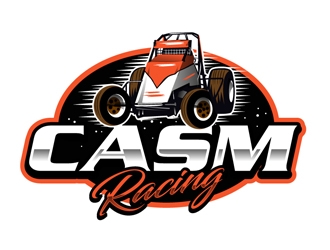 CASM RACING logo design by DreamLogoDesign