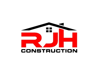 RJH Construction logo design by desynergy