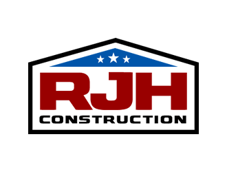 RJH Construction logo design by Coolwanz
