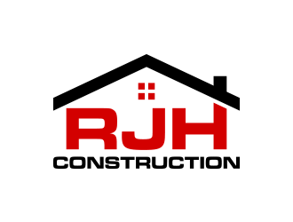 RJH Construction logo design by lexipej