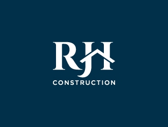 RJH Construction logo design by BTmont