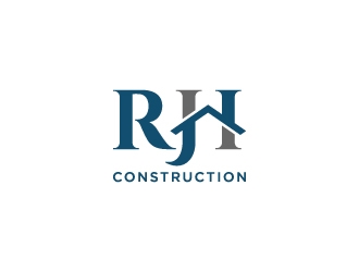 RJH Construction logo design by BTmont