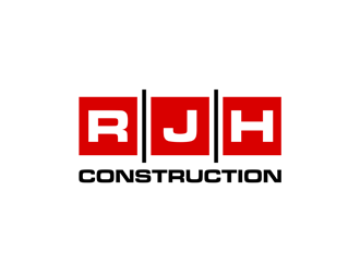 RJH Construction logo design by alby