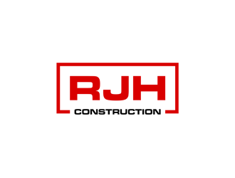 RJH Construction logo design by alby