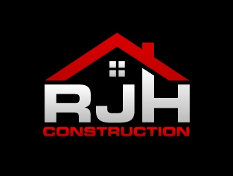 RJH Construction logo design by labo
