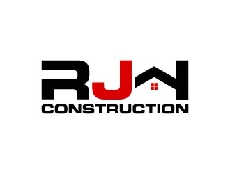 RJH Construction logo design by maserik