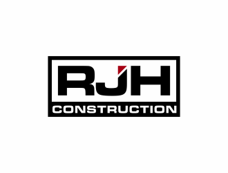 RJH Construction logo design by santrie