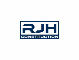 RJH Construction logo design by santrie