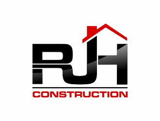 RJH Construction logo design by Mahrein