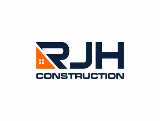 RJH Construction logo design by santrie