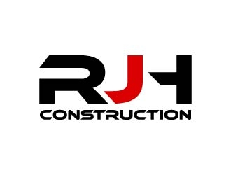 RJH Construction logo design by maserik