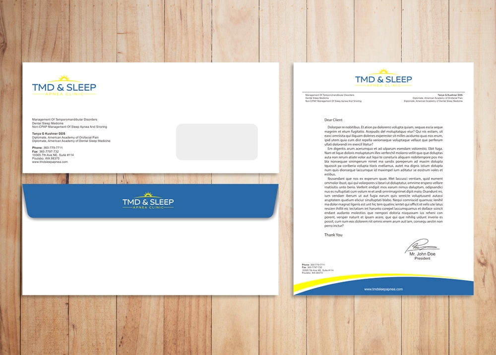 TMD & Sleep Apnea Clinic logo design by Kindo