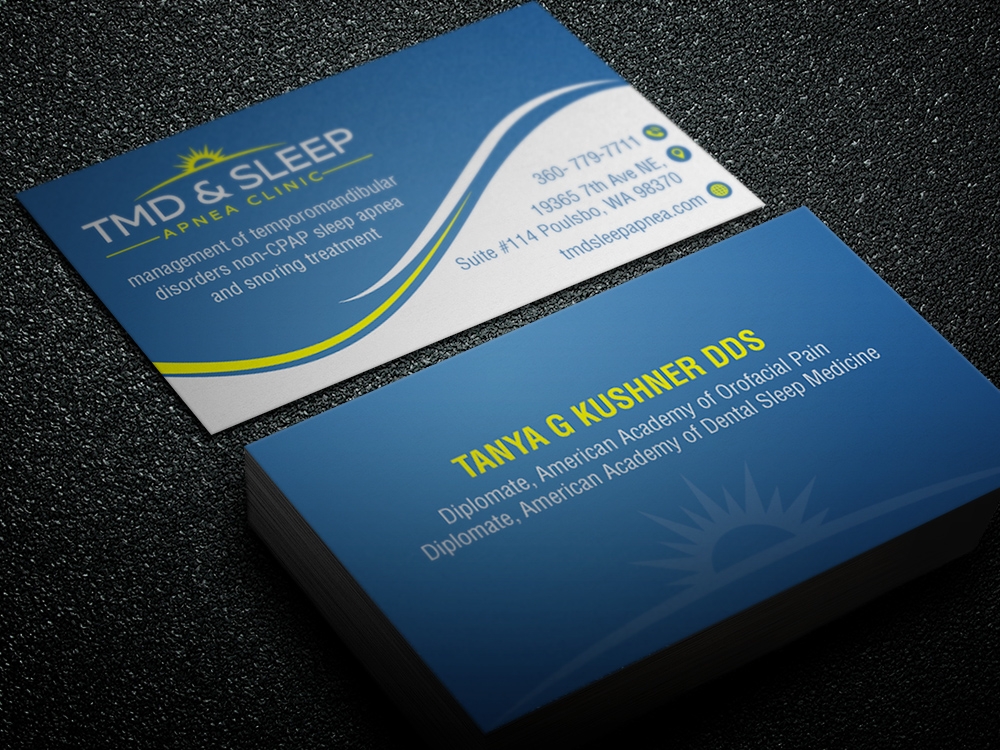 TMD & Sleep Apnea Clinic logo design by Art_Chaza
