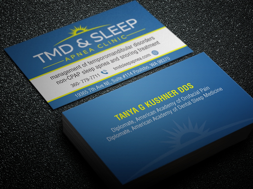 TMD & Sleep Apnea Clinic logo design by Art_Chaza