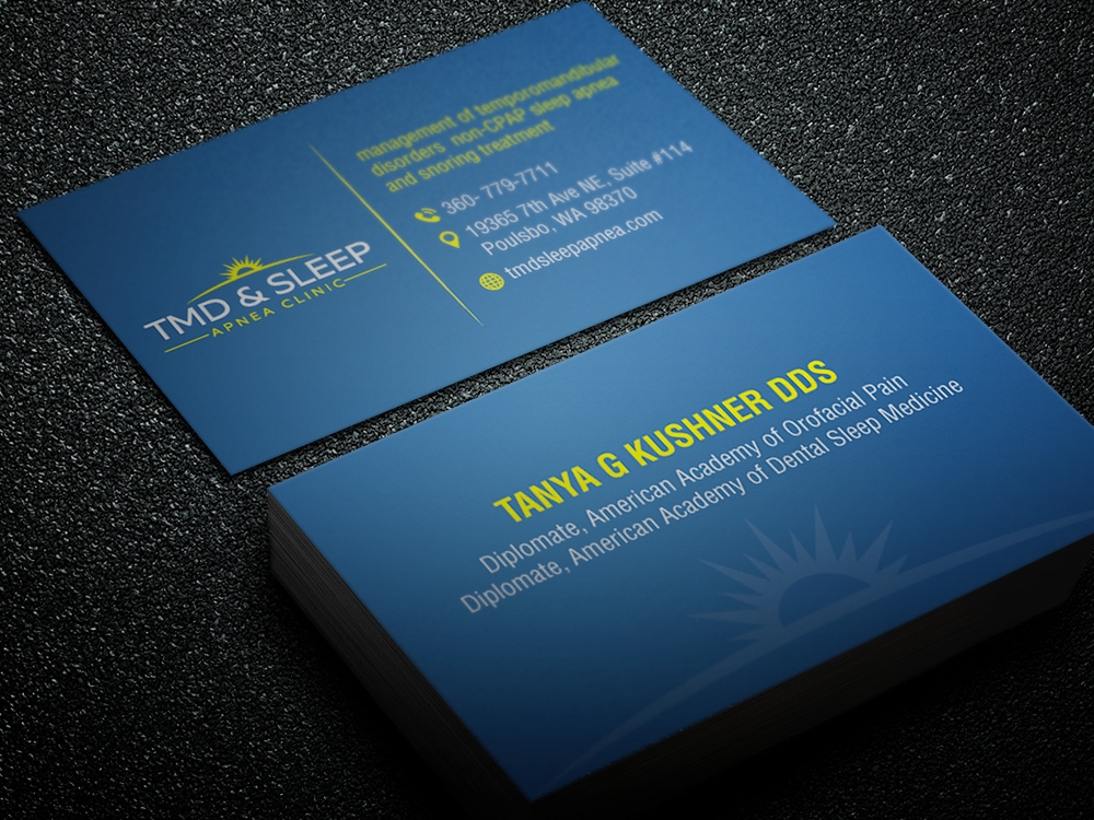 TMD & Sleep Apnea Clinic logo design by Art_Chaza
