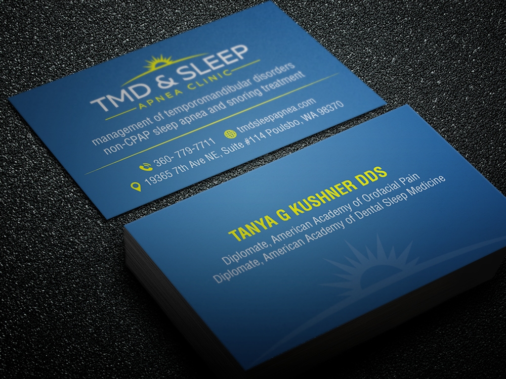 TMD & Sleep Apnea Clinic logo design by Art_Chaza