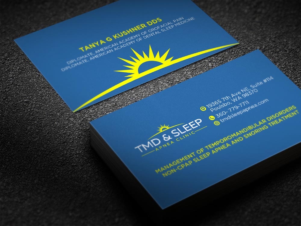 TMD & Sleep Apnea Clinic logo design by scriotx