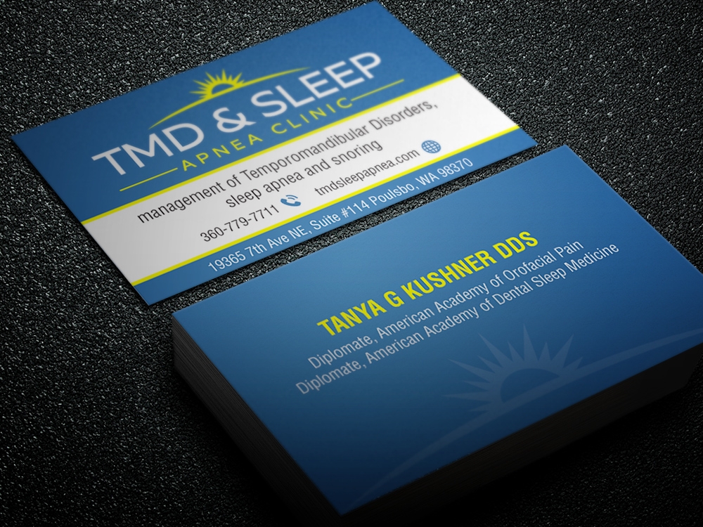 TMD & Sleep Apnea Clinic logo design by Art_Chaza