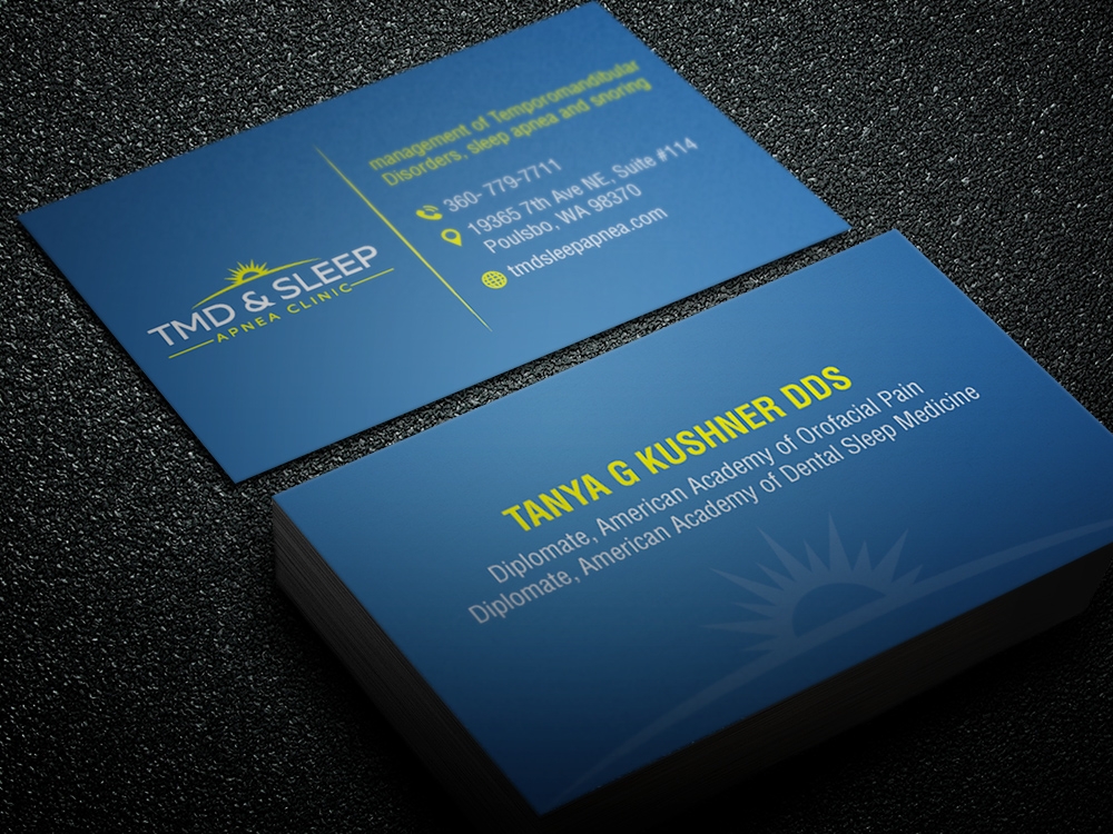 TMD & Sleep Apnea Clinic logo design by Art_Chaza