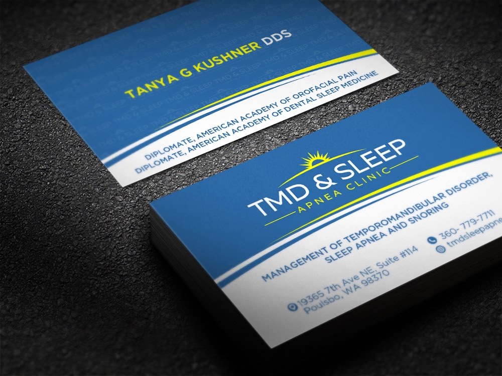 TMD & Sleep Apnea Clinic logo design by scriotx
