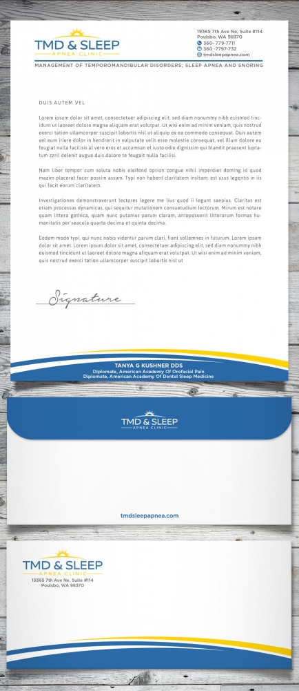 TMD & Sleep Apnea Clinic logo design by scriotx