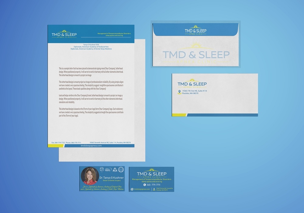 TMD & Sleep Apnea Clinic logo design by bulatITA