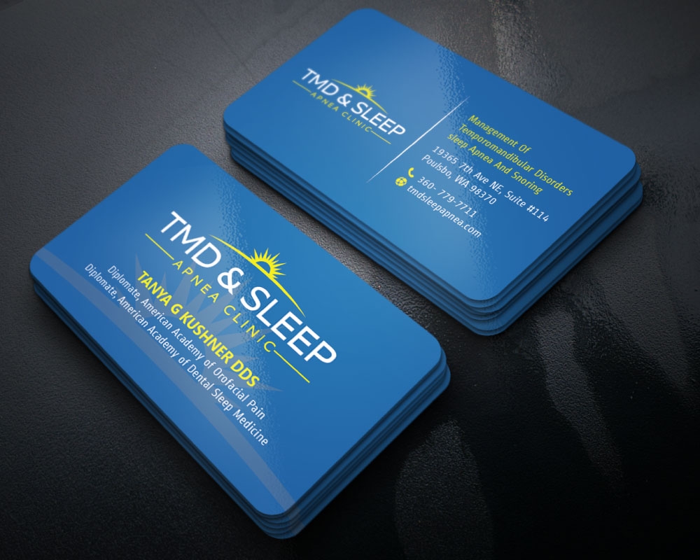 TMD & Sleep Apnea Clinic logo design by Boomstudioz