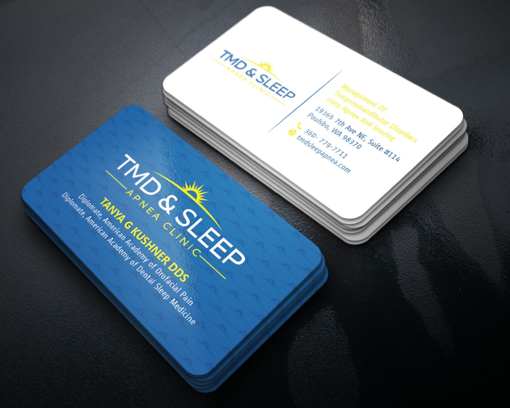 TMD & Sleep Apnea Clinic logo design by Boomstudioz