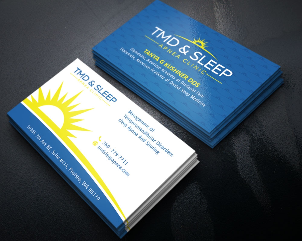 TMD & Sleep Apnea Clinic logo design by Boomstudioz